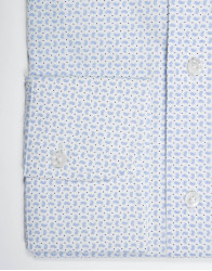 Patrick Hellmann Collection White Shirt With Blue Paisley Pattern thumbnail 2